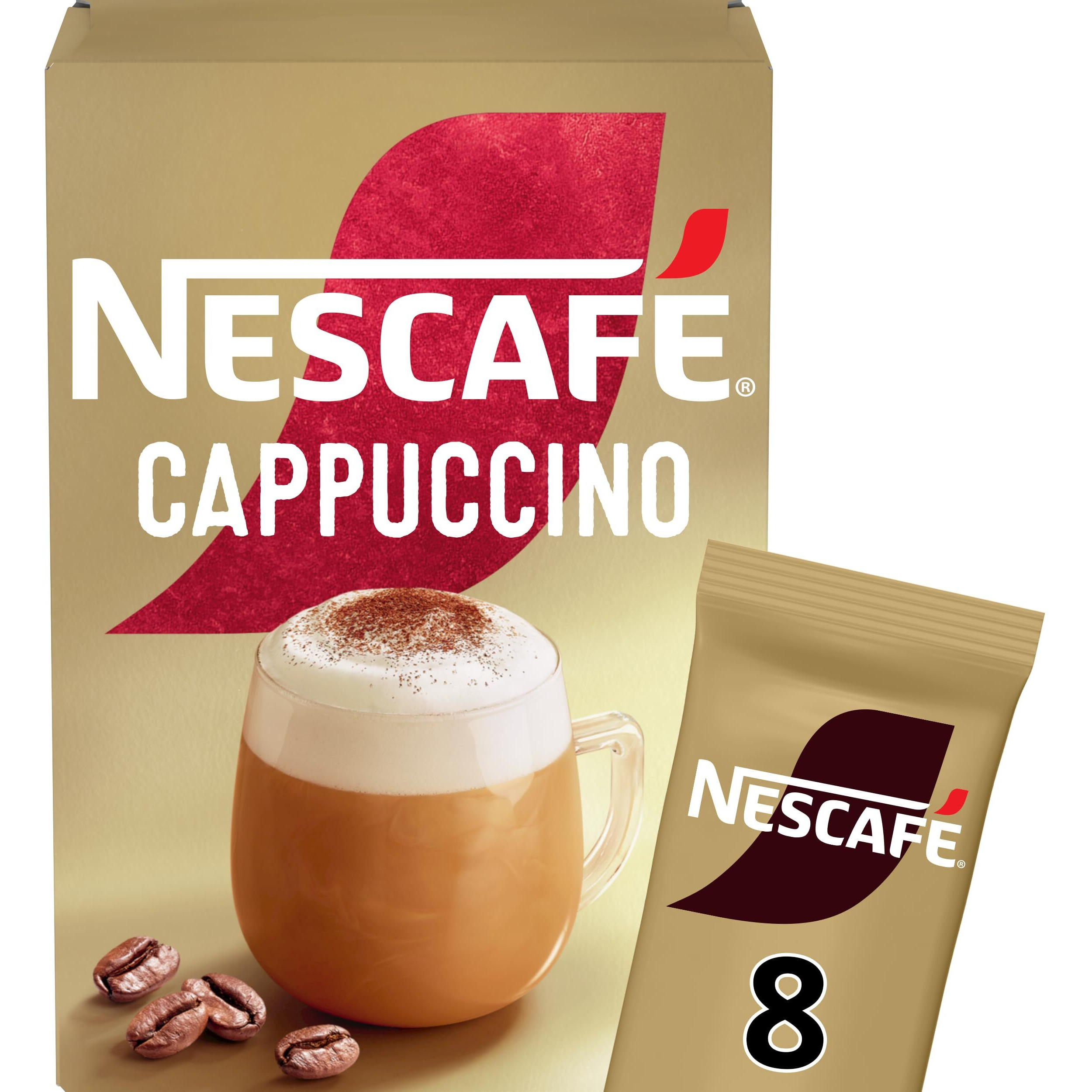 Nescafe Gold Cappuccino, 4.37 Oz 124 Grams, Ground, Box