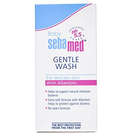 Sebamed Baby Gentle Wash 200 ml|pH 5.5| Body Wash|Soap Free|Tear Free|