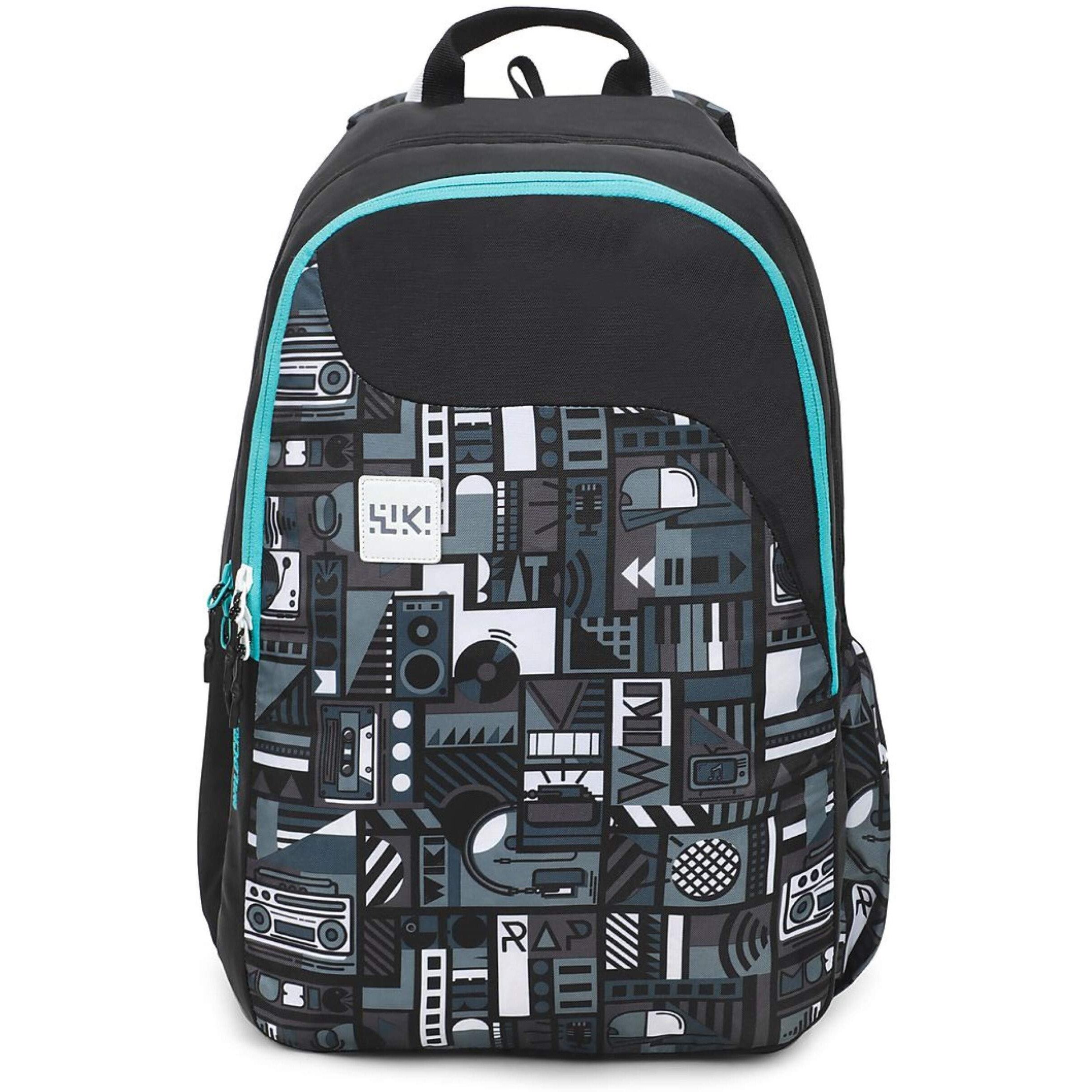 Wildcraft 29.5 Ltrs Black Casual Standard Backpack (11947 Black) (Medium Size), 29.5 Litre