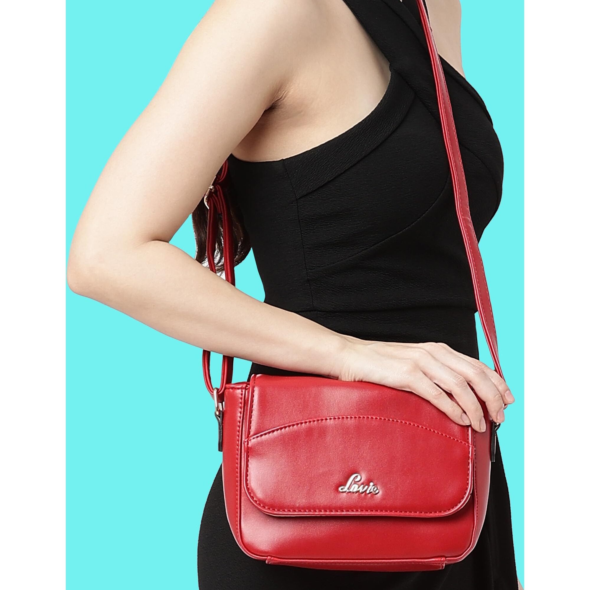 Lavie Women s Sling Bag (Red)