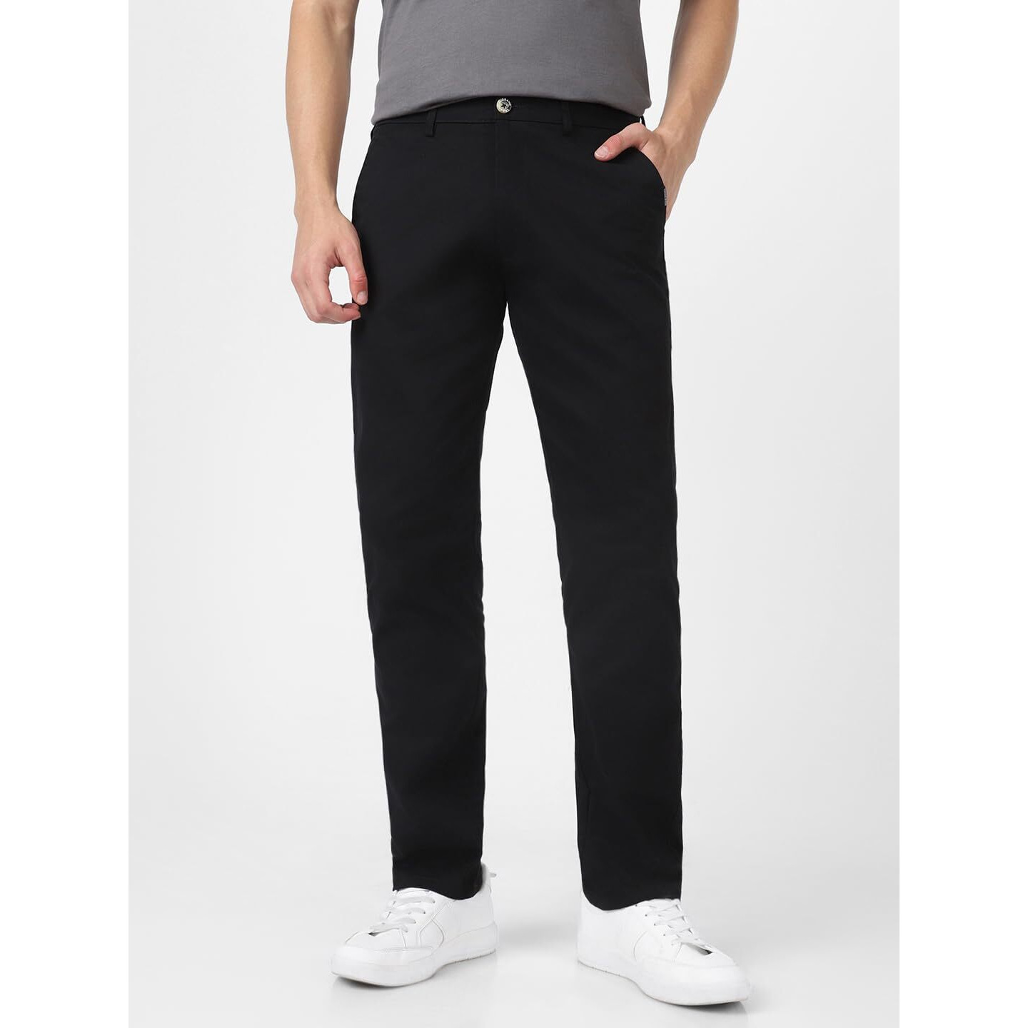 Urbano Fashion Men s Black Slim Fit Stretchable Casual Chinos (chino-black-30-01)