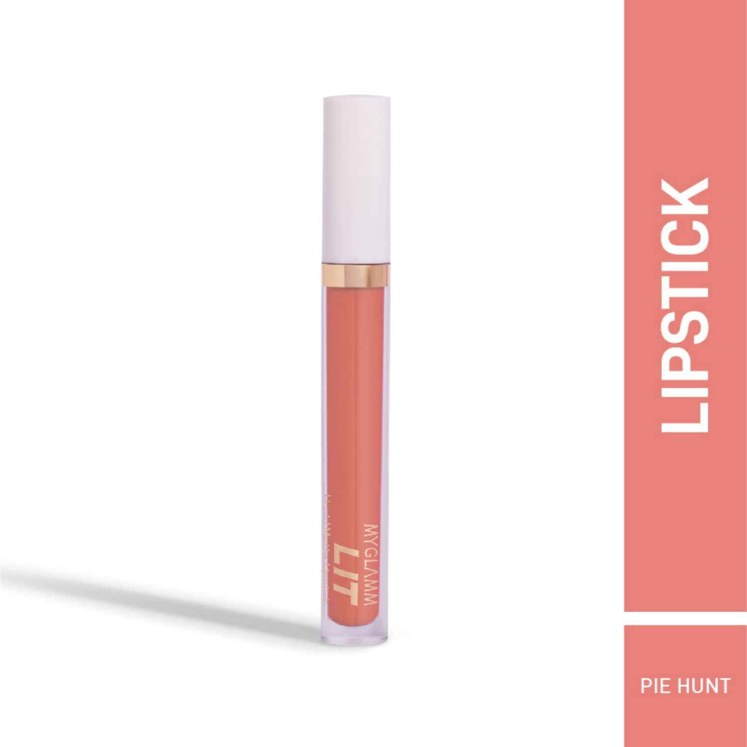 MyGlamm LIT Liquid Matte Lipstick-Pie Hunt (Pink)-3 ml | With Moringa Oil | 12HR Long-lasting Lipstick | Cruelty-Free Matte Lipstick