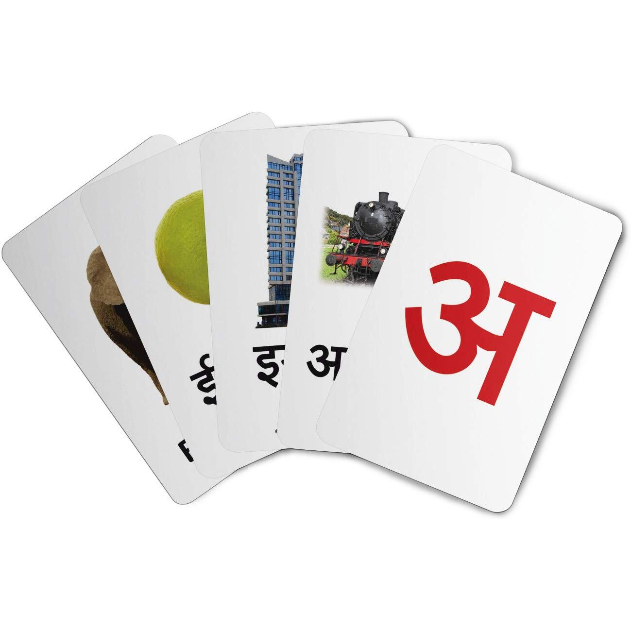 Zigyasaw Marathi Varnamala Flash Cards - Reusable, Wipe & Clean | Easy & Fun Way of Learning | Marathi Alphabets Flash Cards Specially Designed for Pre School/Play School Going Kids - 49 Flash Cards