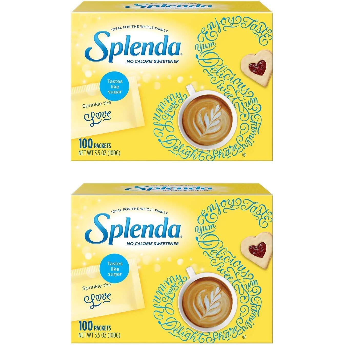 Splenda need Sugar Free 100 Satchet Each (Pack Of 2 X 100Satchet)