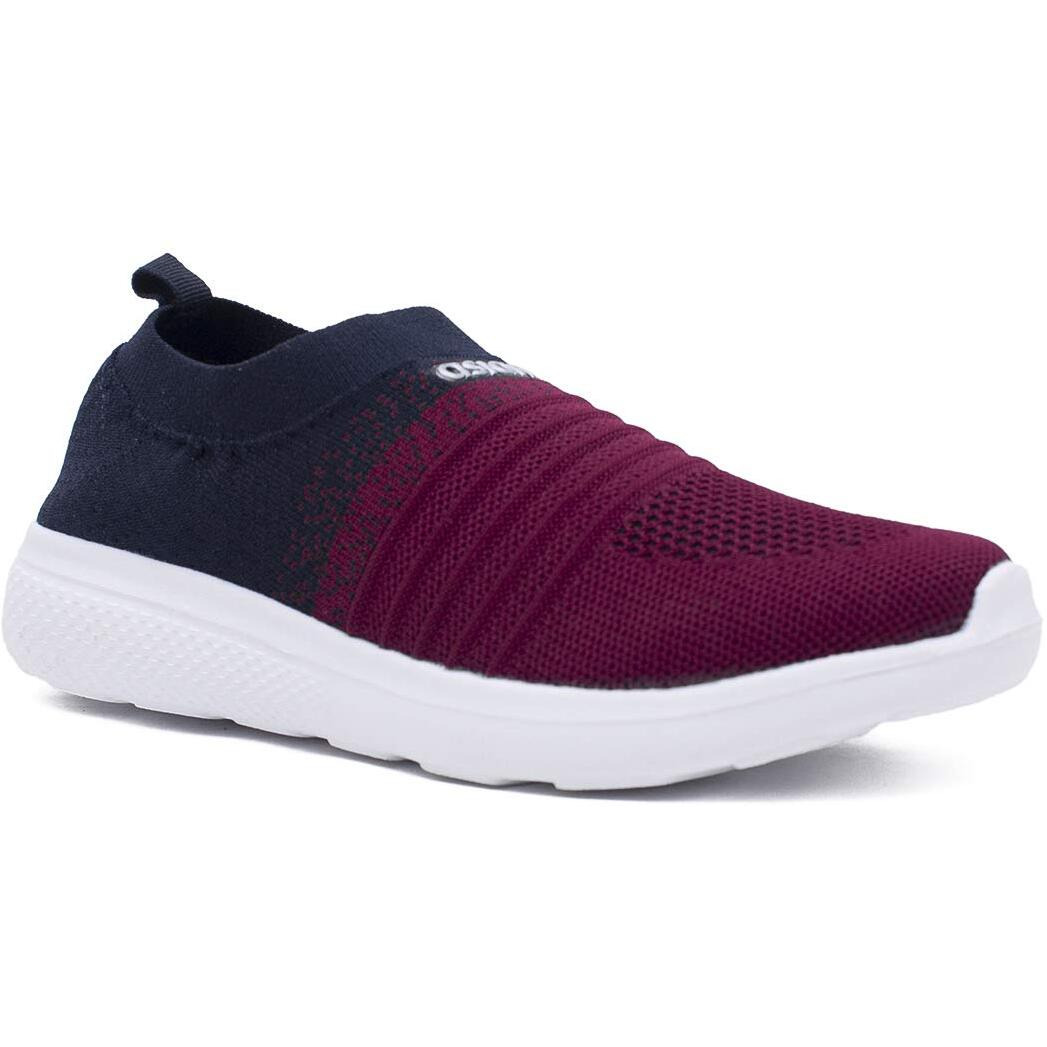 ASIAN Women s Elasto-02 Knitted Sports Shoes (Maroon)