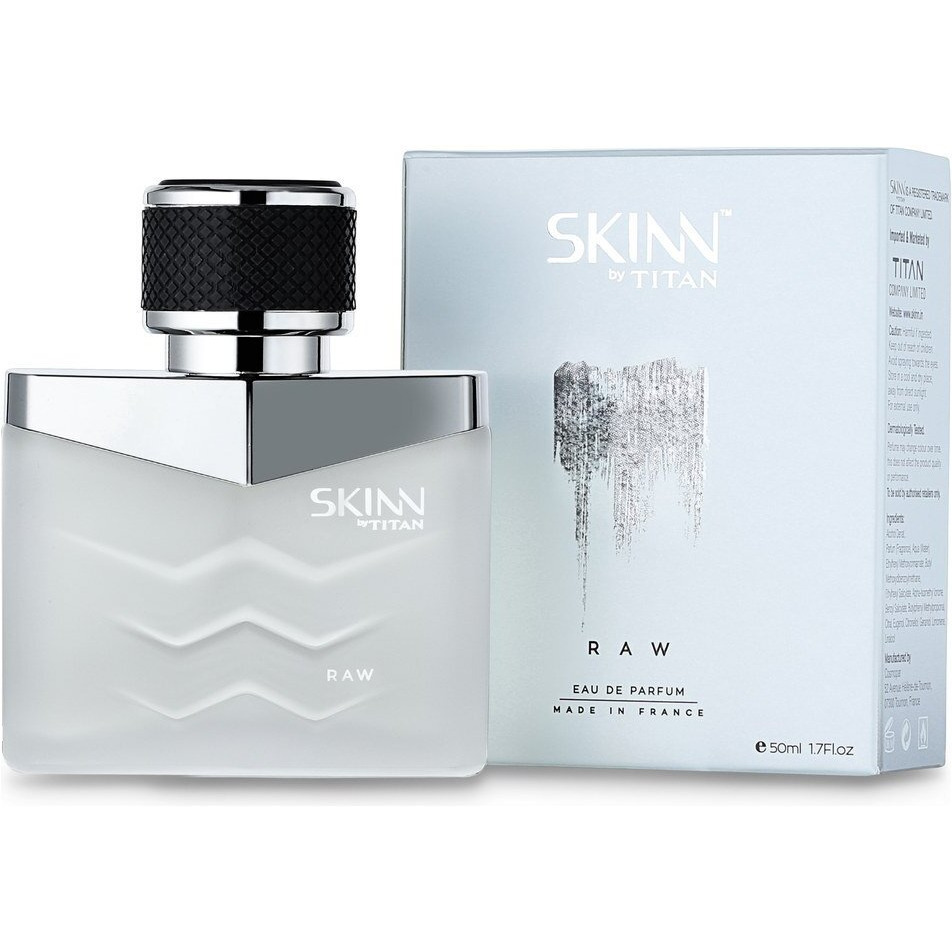 Skinn By Titan , Raw Long Lasting Edp For Men - 50 Ml | Perfume For Men | Liquid Wood Scent Eau De Parfum For Men | Men s Cologne | For Daily Use | Premium Fragrance | Grooming Essentials
