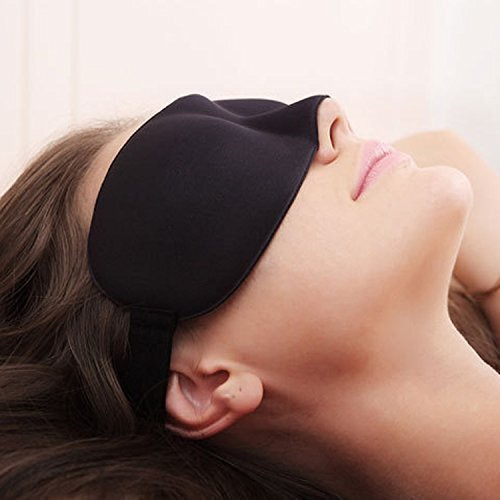 FreshDcart Polyester Super Soft Meditation Mask Black Eye Vision & Smooth Travel Band For Sleep Eye In Day/Night For Men Women Boys Girls (Fdc-Black)