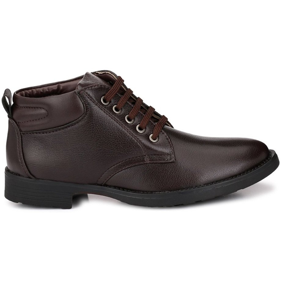 MACTREE Men s Mid Top Ankle Boots Formal Shoes (Brown, numeric_9)