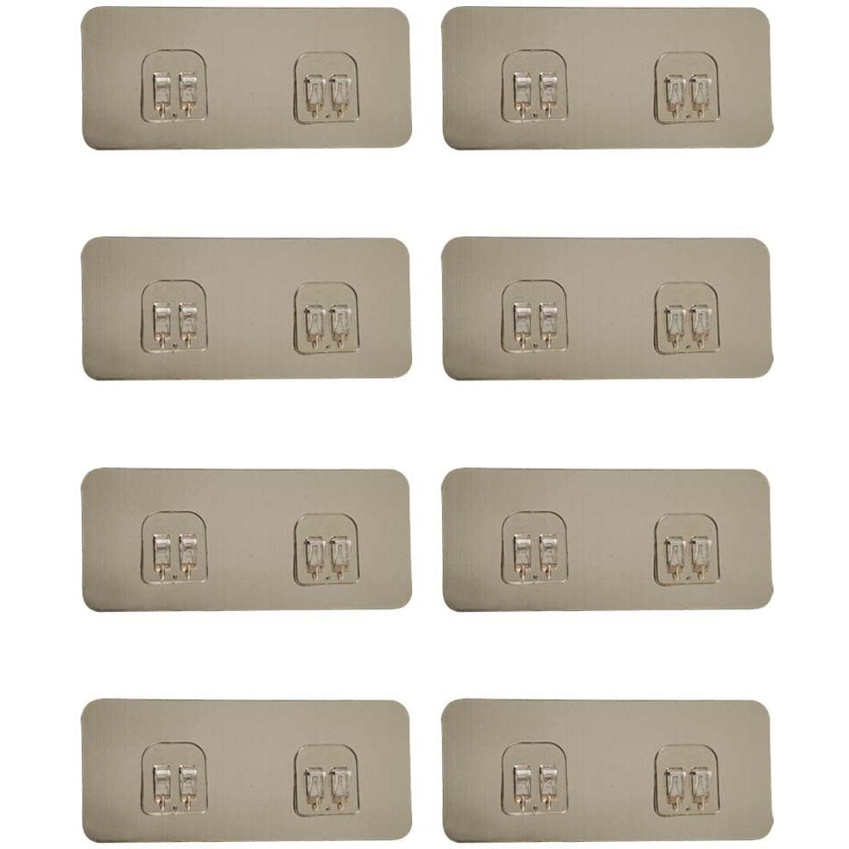 Volo Magic Adhesive Sticker For Bathroom Self Corner Shelves (6X13.5, 8) - Plastic, Clear