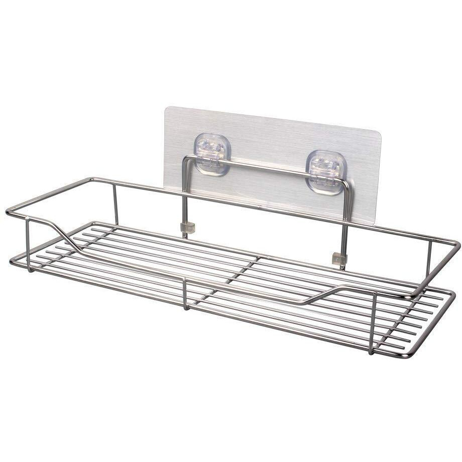 Volo Magic Adhesive Sticker For Bathroom Self Corner Shelves (6X13.5, 8) - Plastic, Clear