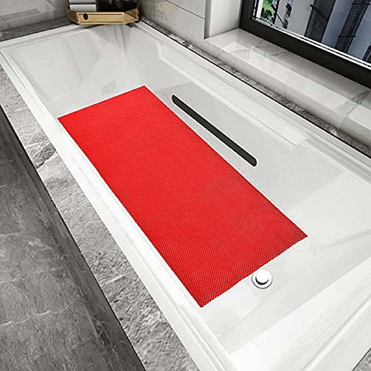ishro home Anti Skid & Multipurpose RubIHr/Bathroom Mat/Shower Mat/Carpet/Rugs/Rainmat/Swimming Pool Mat||4x8 Feet