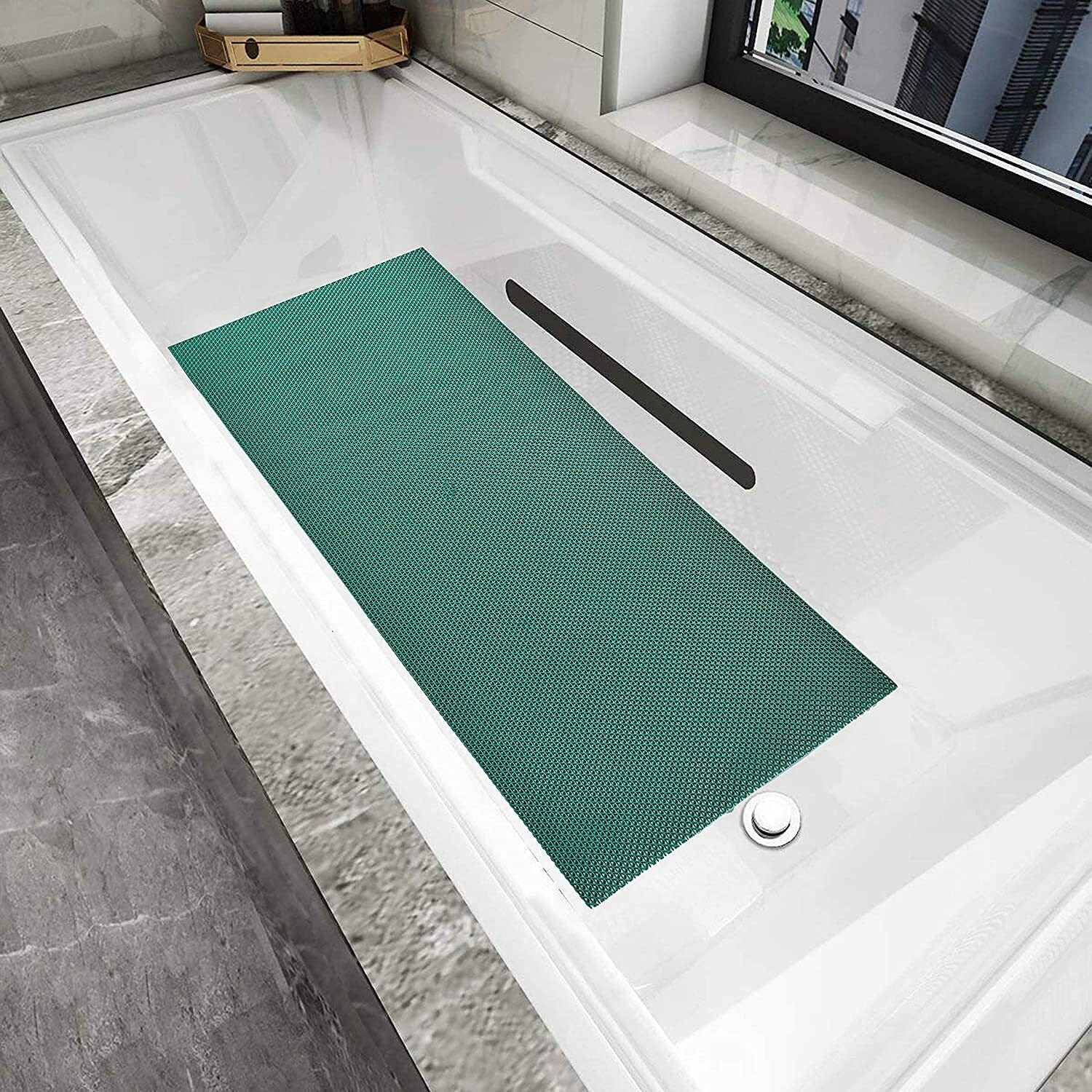 Ishro Home Anti Skid & Multipurpose RubIHr/Bathroom Mat/Shower Mat/Carpet/Rugs/Rainmat/Swimming Pool Mat||2x10 Feet