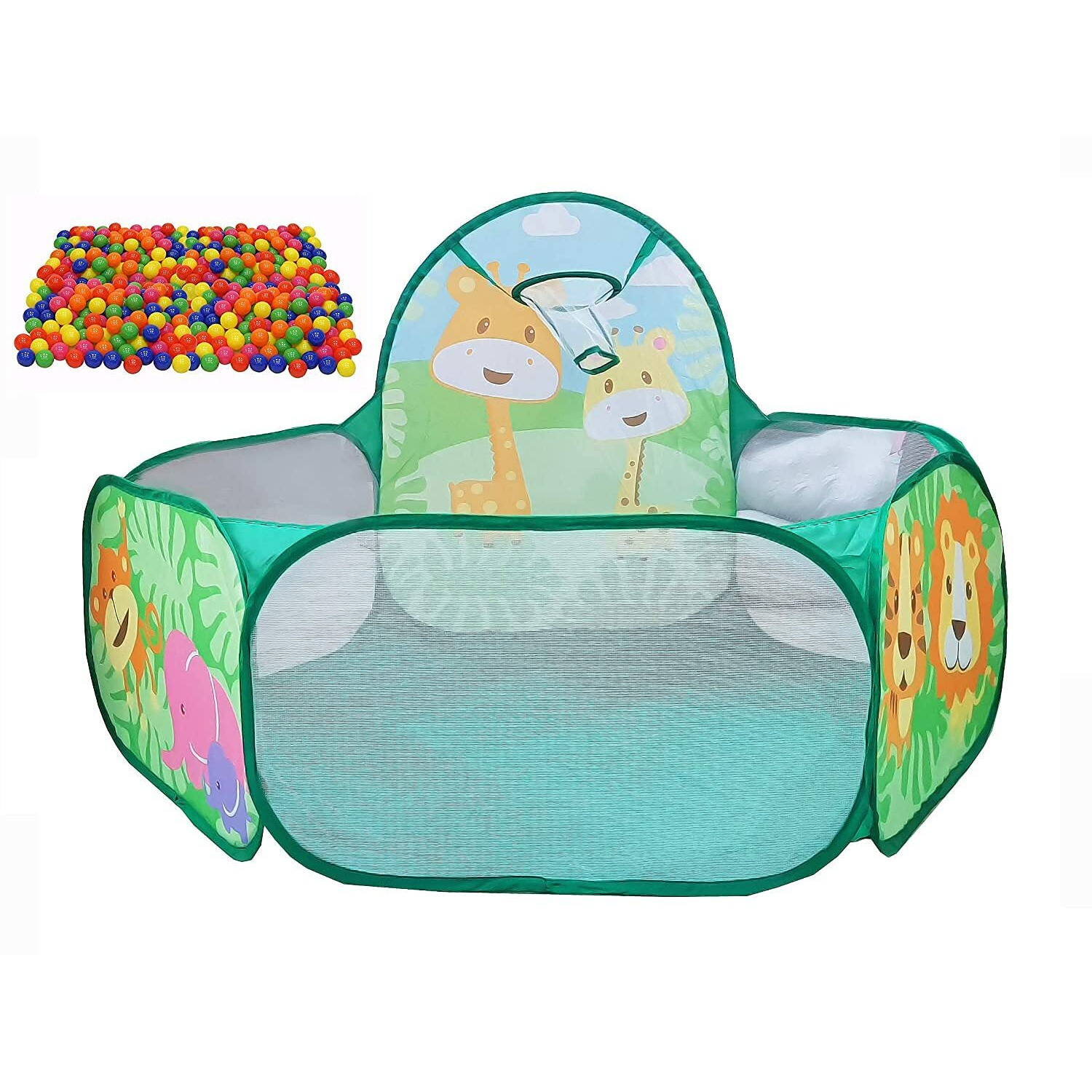 Magicwand Large Size Deep Sea Ball Pool with 200 Balls for KidsAge up to 3 yrsMulti-Colored