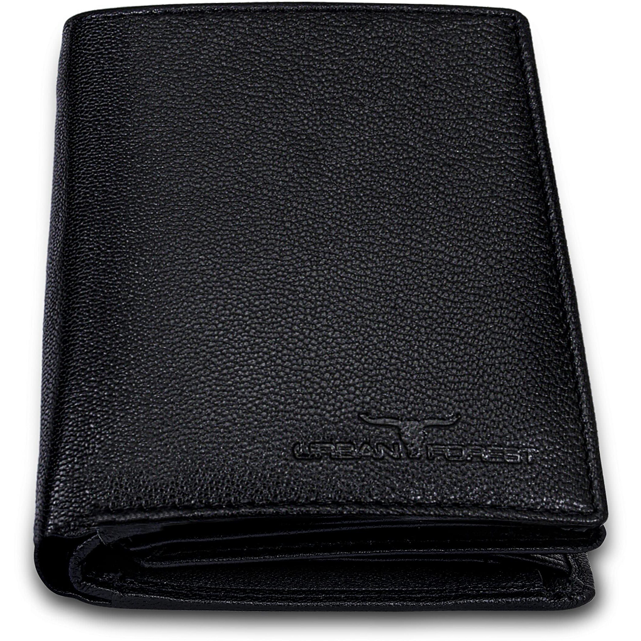 URBAN FOREST Toronto Black Mens Leather Wallet