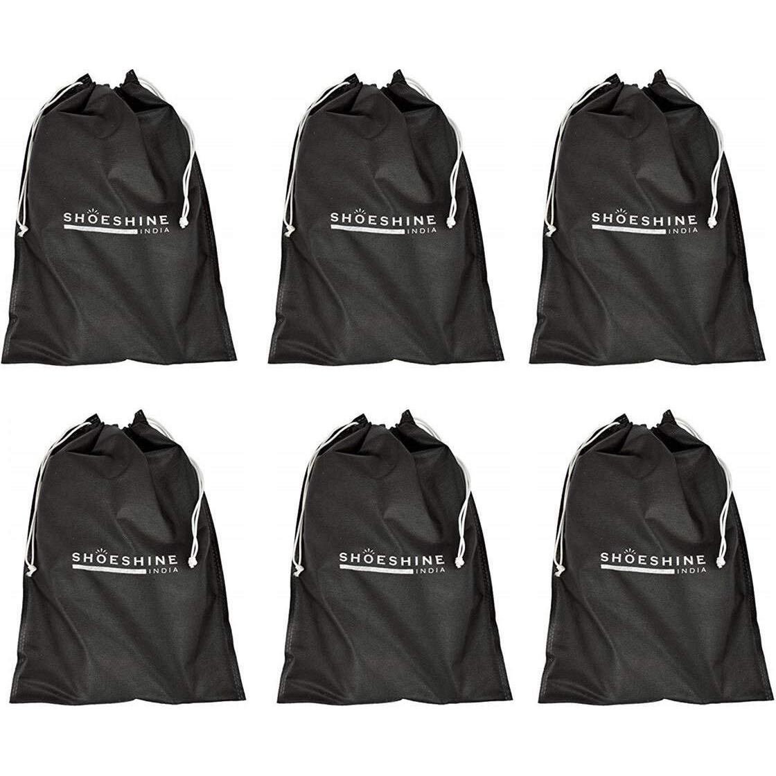 SHOESHINE Black Shoe Bag (SB-6-Black)
