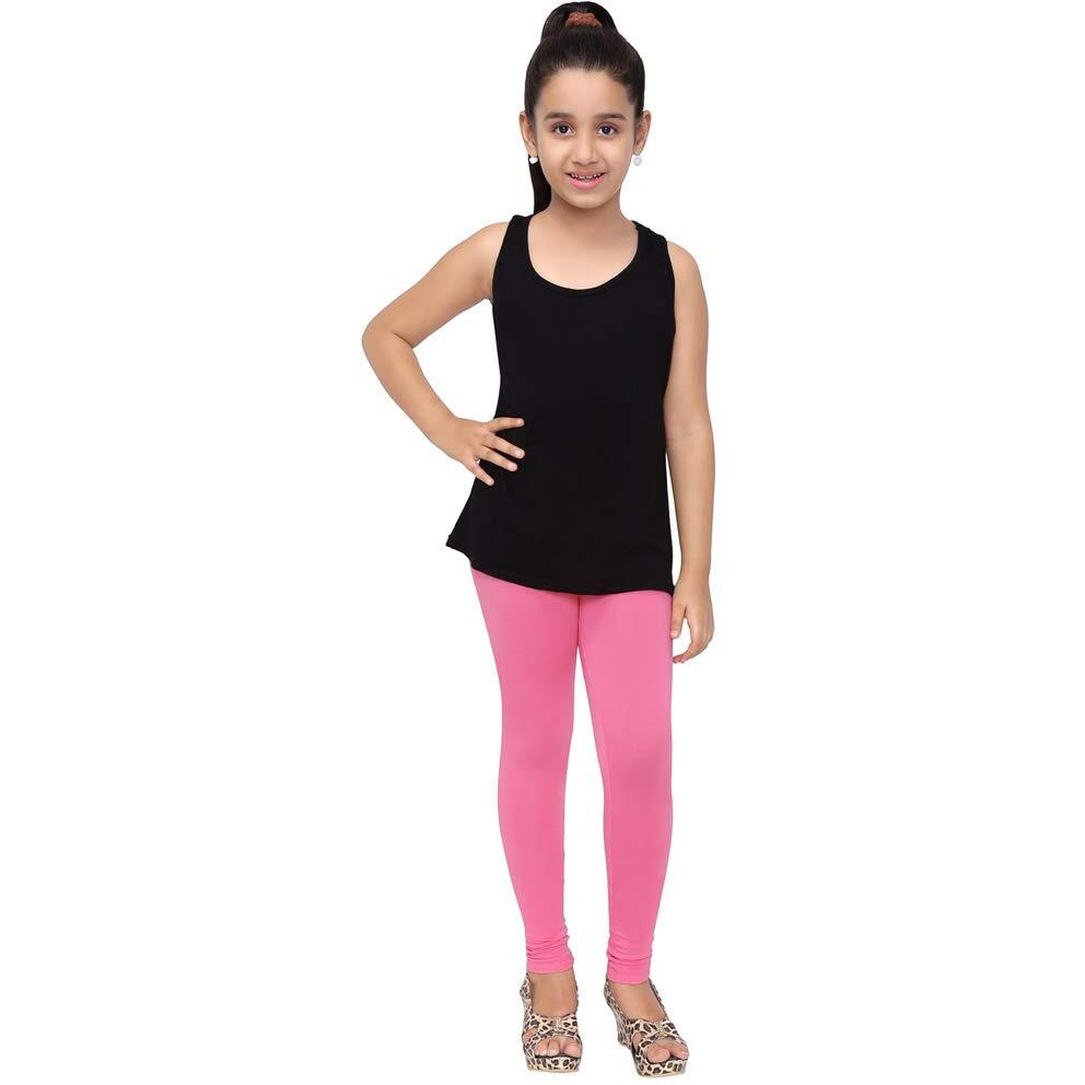Robinbosky Premium Girls Pink Leggings(12-13 Years(36), BABYPINK)