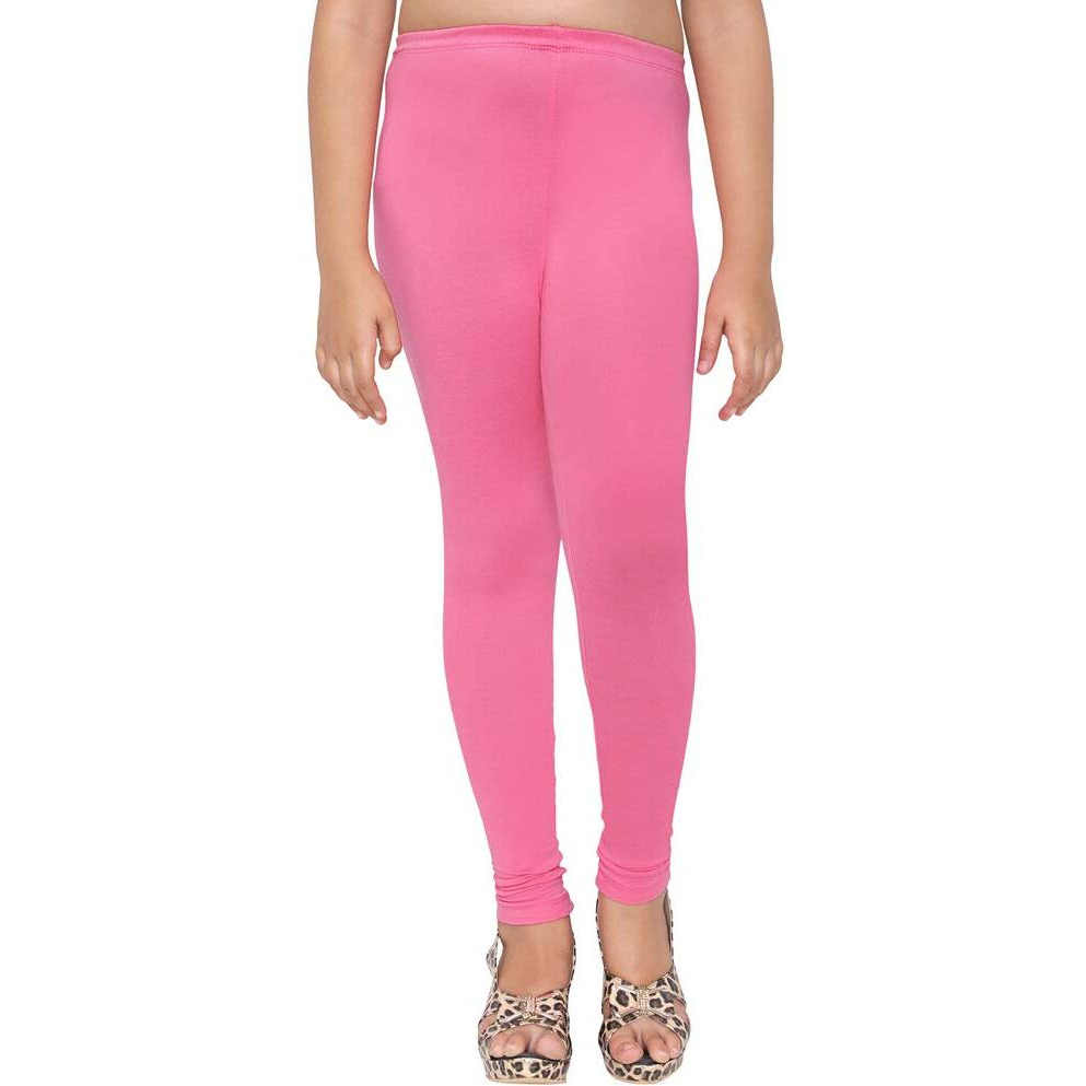 Robinbosky Premium Girls Pink Leggings(12-13 Years(36), BABYPINK)