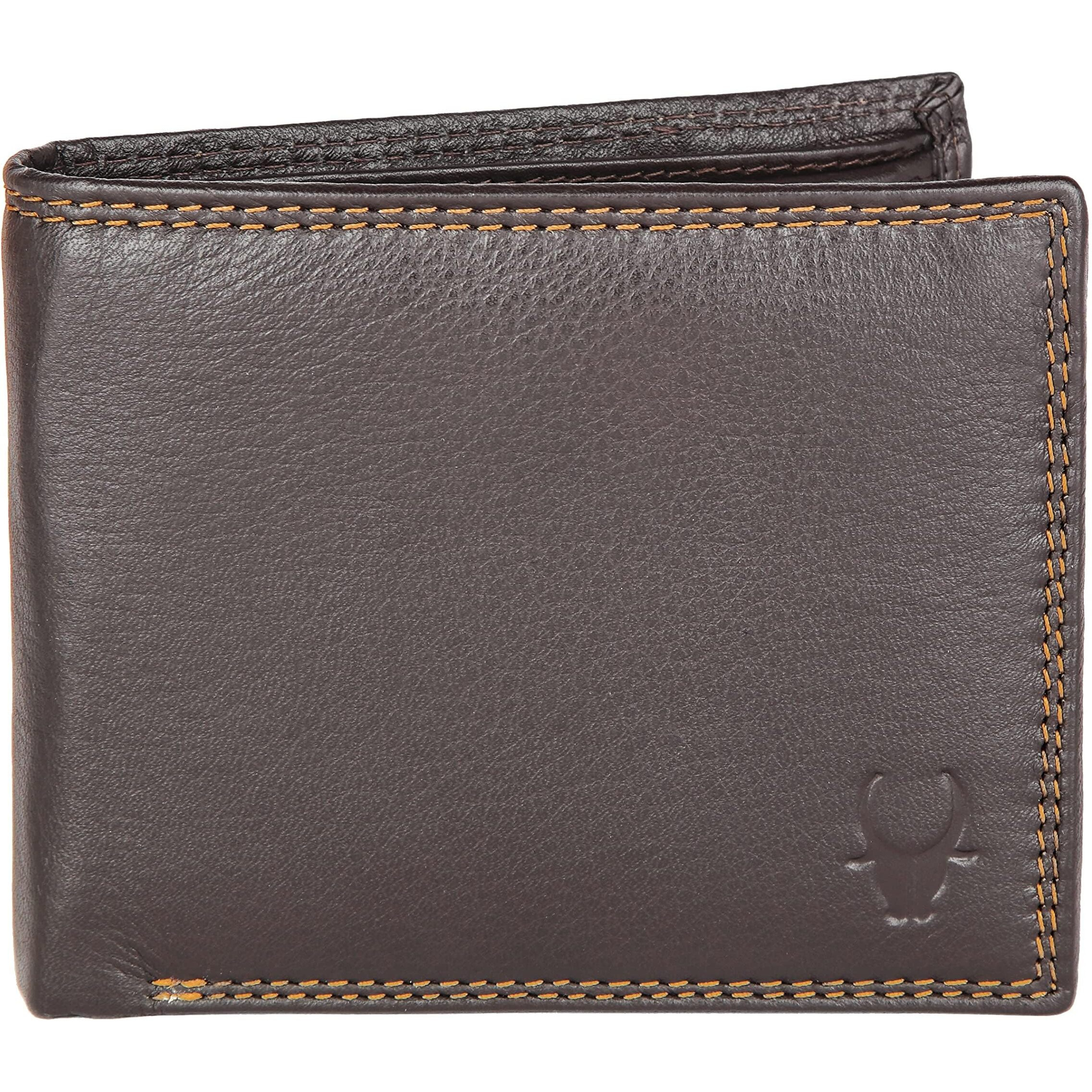 WildHorn Rfid Protected Leather Wallet For Men, Brown