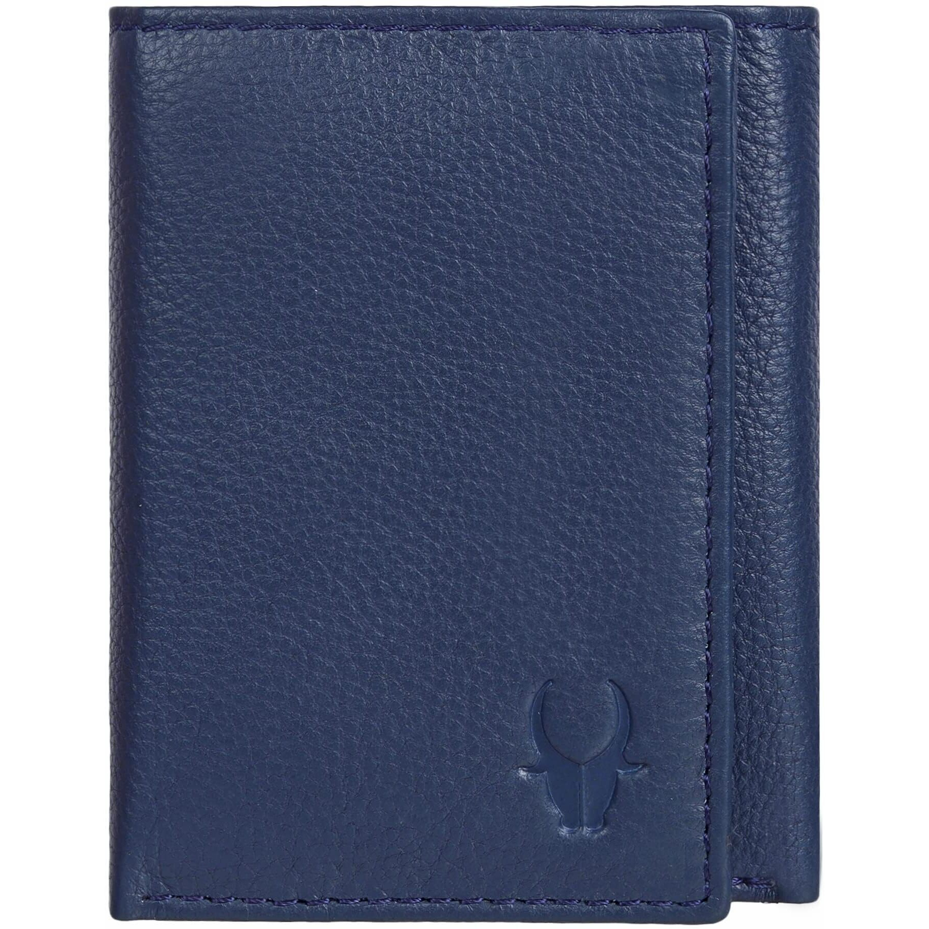WildHorn Rfid Protected Leather Wallet For Men, Blue