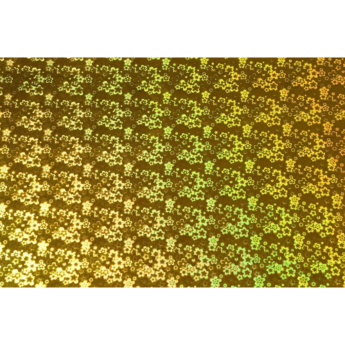 Paraspapermart Holographic Metallic Gift Wrapping sheets | Golden | Pack of 20 | 65 x 45 cm