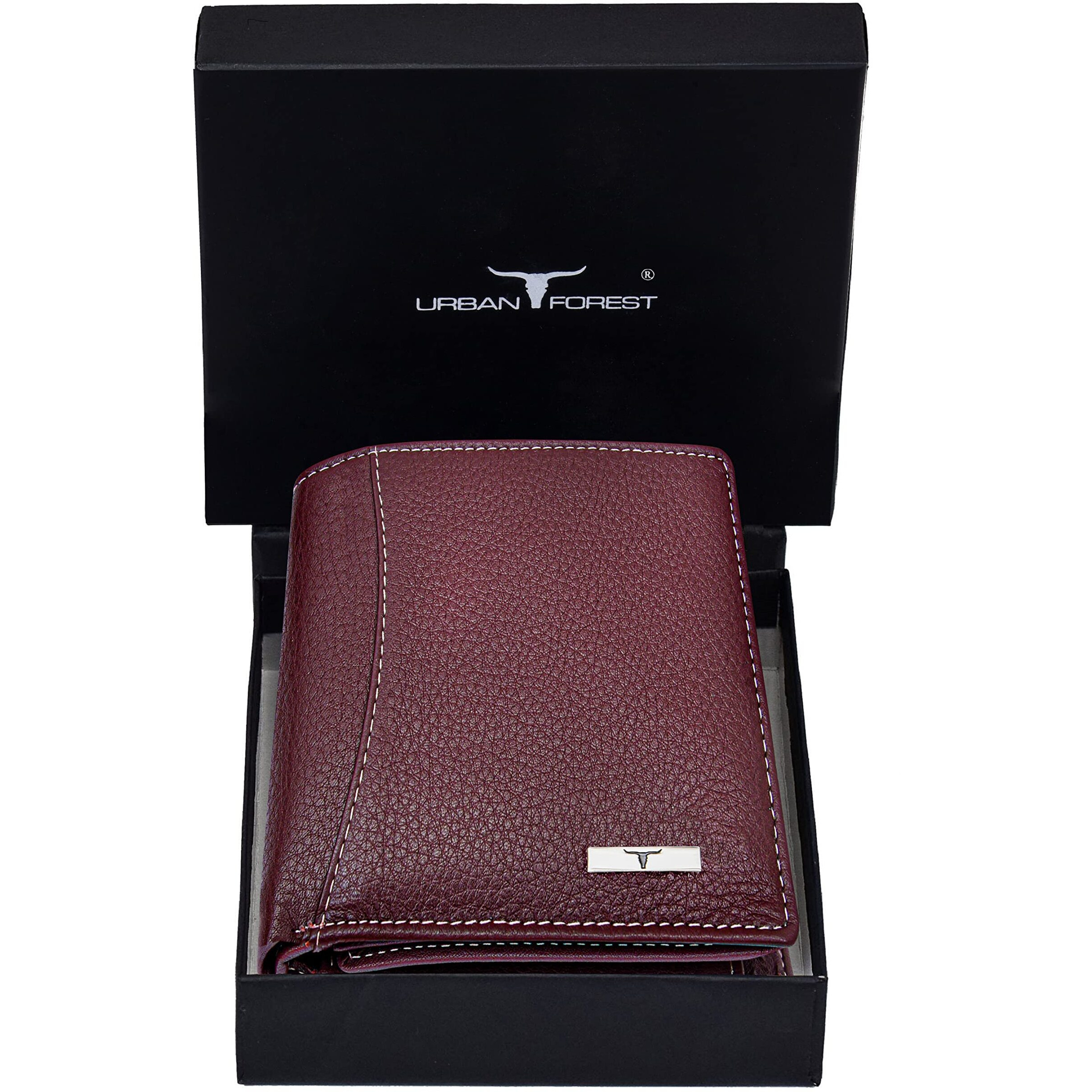 URBAN FOREST Brown Leather Men s Wallet (UBF130BRN1018)
