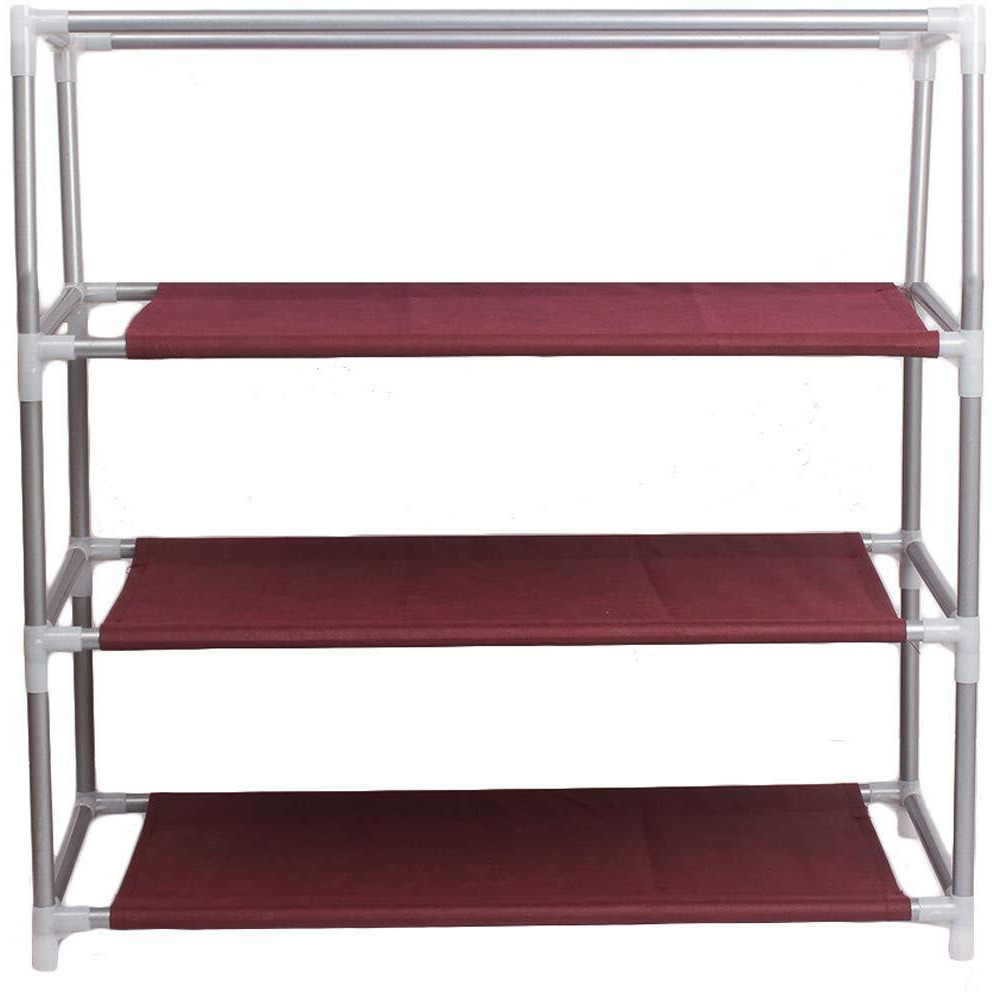 Ebee Shoe Rack With 3 Shelves (Grey)