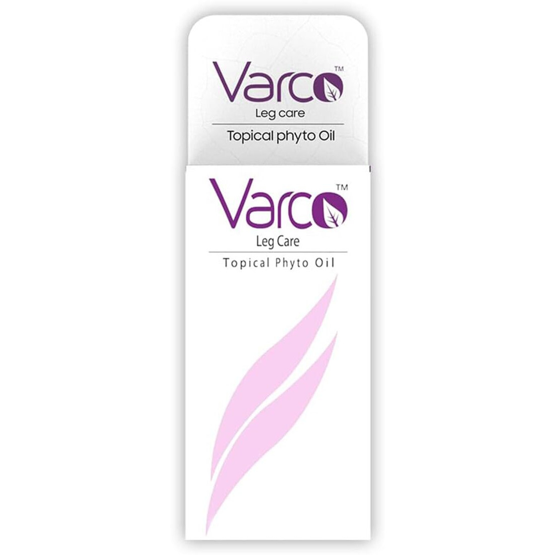 Varco Leg Care Topical Phyto Oil For Management Of Varicose Veins, Spider Veins| Deep Penetration Formula Helps reach the root cause of varicose veins| Reduces Cramps, Painful Legs & Swelling- 60ml