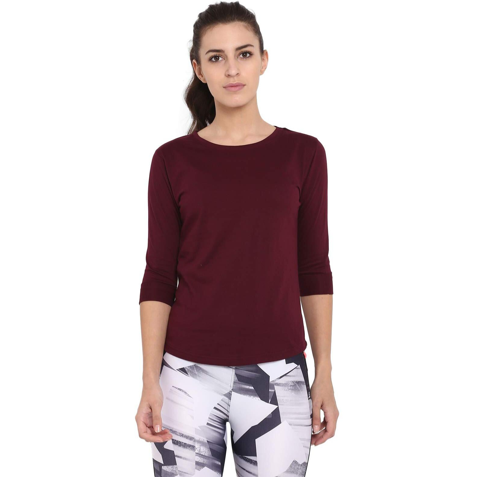Ap pulse Women s 3/4 Rollover Sleeve Tshirt