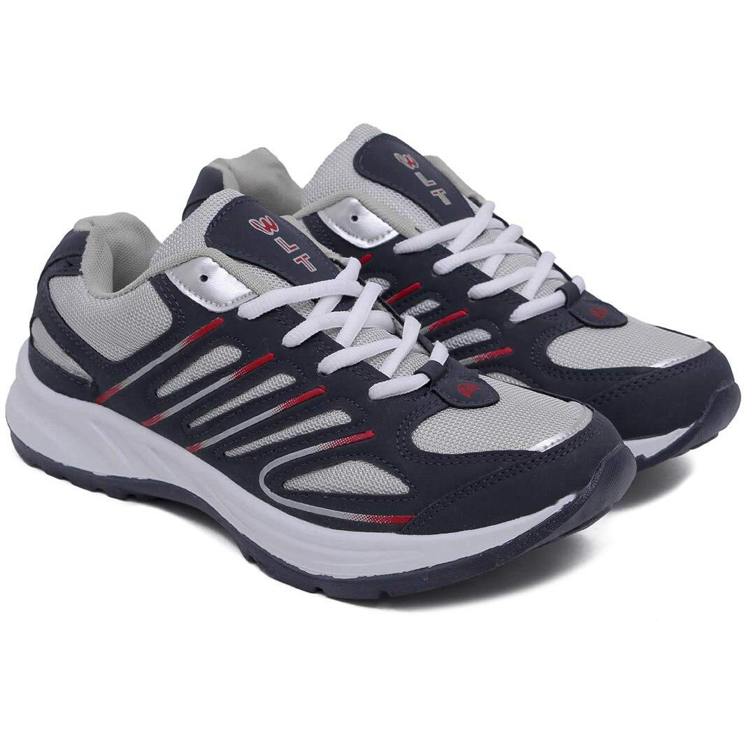 ASIAN Men s Bullet-02 Grey Blue Walking,Sports,Gym,Running Shoes UK-9