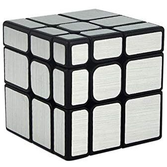 D ETERNAL Moyu Mofang Jiaoshi Silver Mirror Cube 3X3 High Speed Cube, Kid