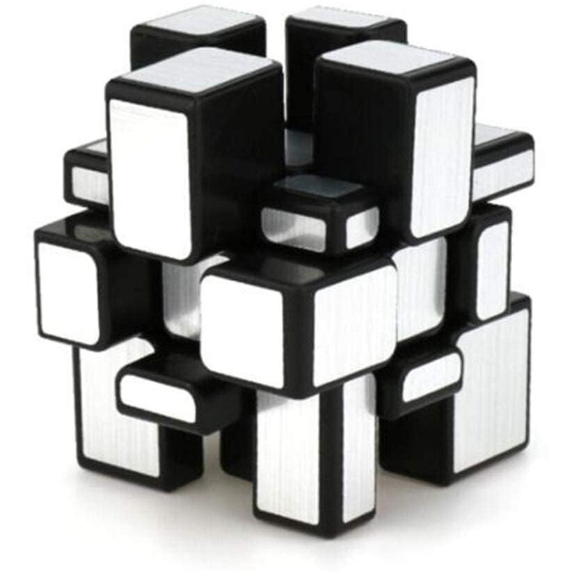 D ETERNAL Moyu Mofang Jiaoshi Silver Mirror Cube 3X3 High Speed Cube, Kid