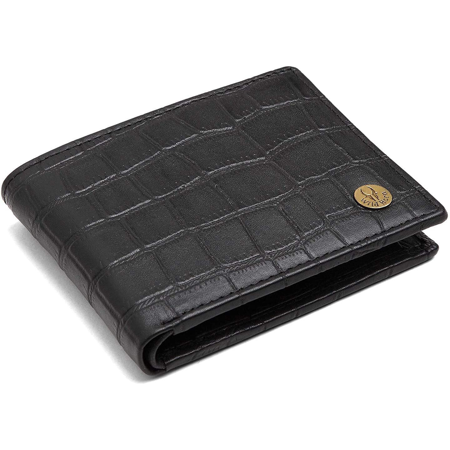 WildHorn RFID Protected Leather Wallet for Men