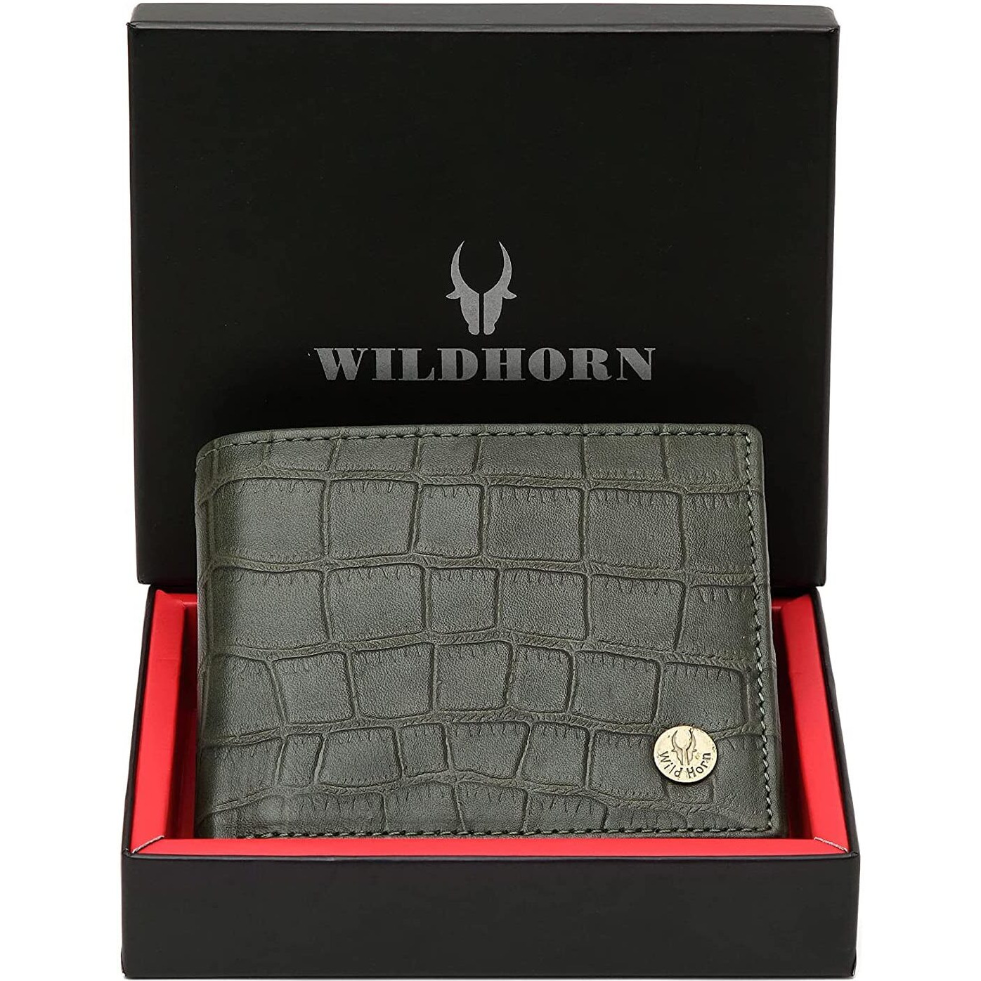WildHorn RFID Protected Leather Wallet for Men