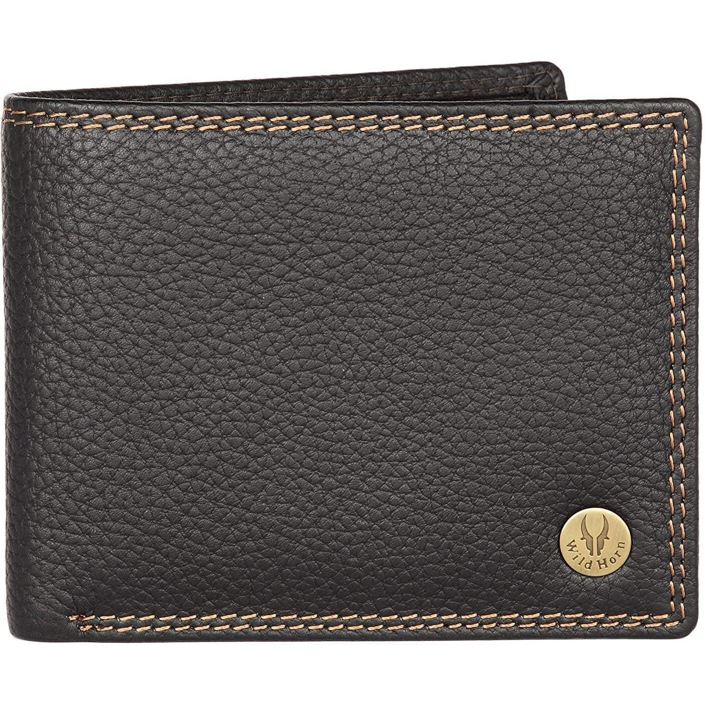 WildHorn RFID Protected Leather Wallet for Men