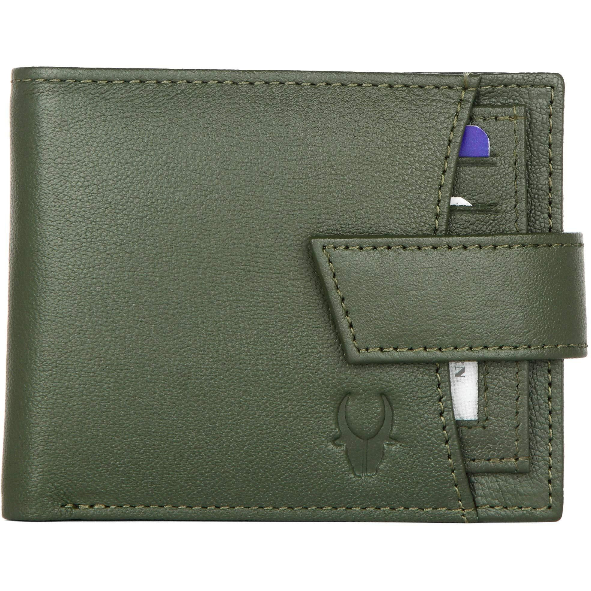 WildHorn India Green Men s Wallet (WH2066AGREEN Nappa)