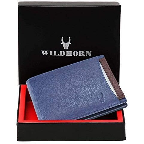 WildHorn Leather Wallet for Men I Ultra Strong Stitching I 2 Currency Compartments