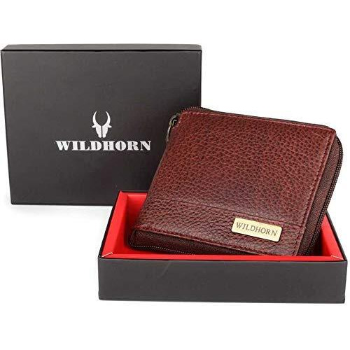 WildHorn RFID Protected Leather Wallet for Men