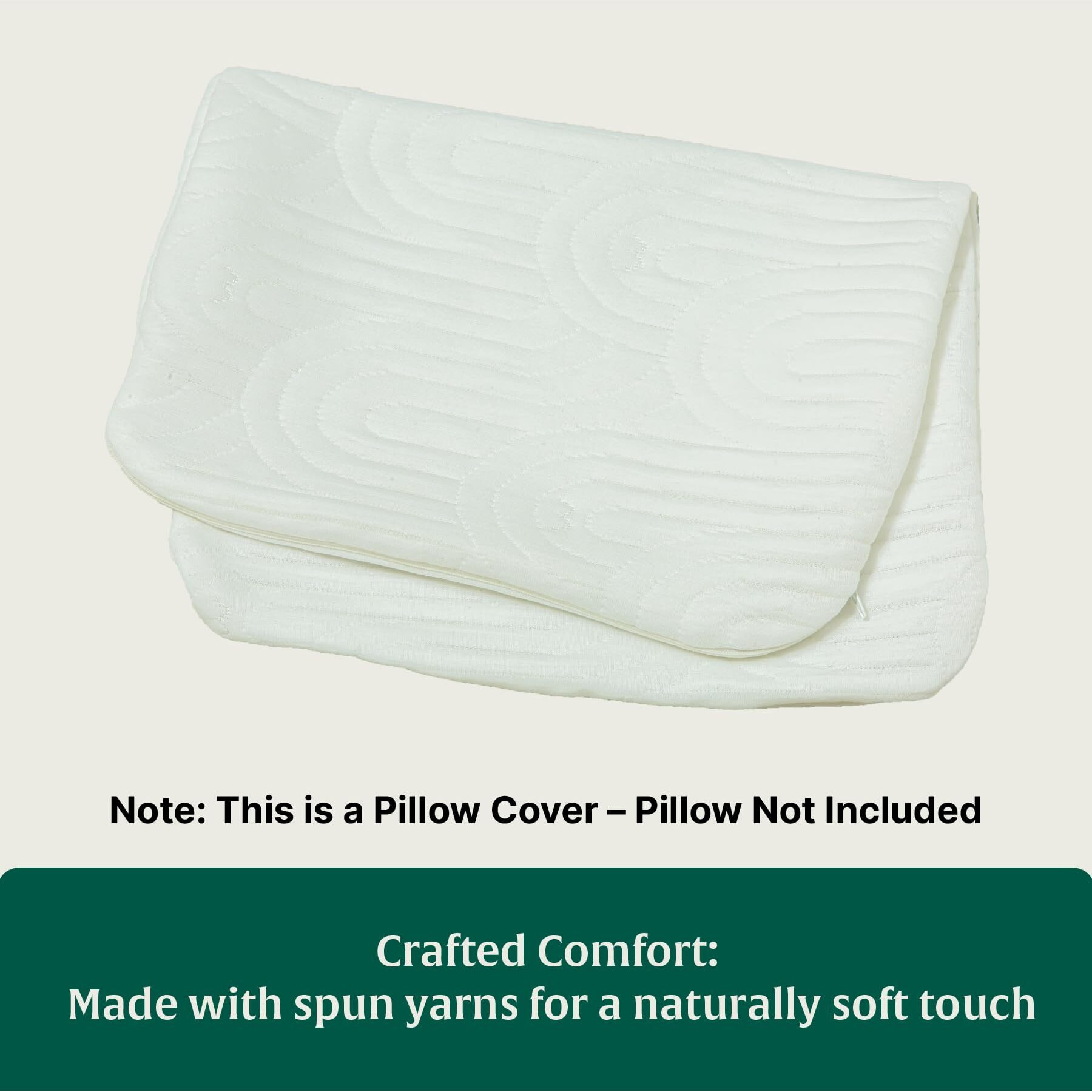 The White Willow Soft Fabric Pillow Case 22L x 14W x 4H Inches, Washable, Removable Zippered Pillow Cover Only, Fits Small Size Bed Pillow- Multi