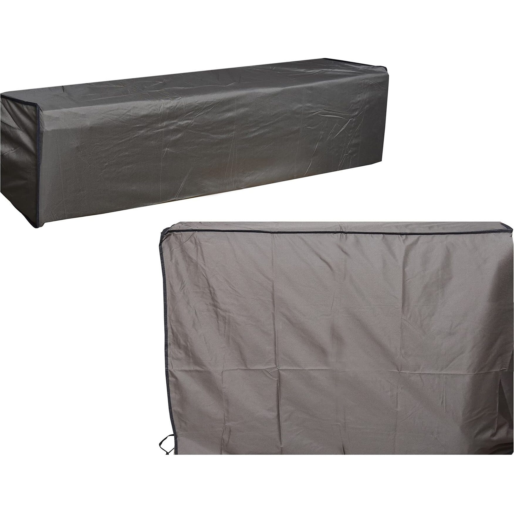 Yellow Weaves Polyvinyl Chloride (Pvc) 100% Waterproof And Dust Proof Split Ac Cover For 1.5 To 2.0 Ton Cover - (Grey)