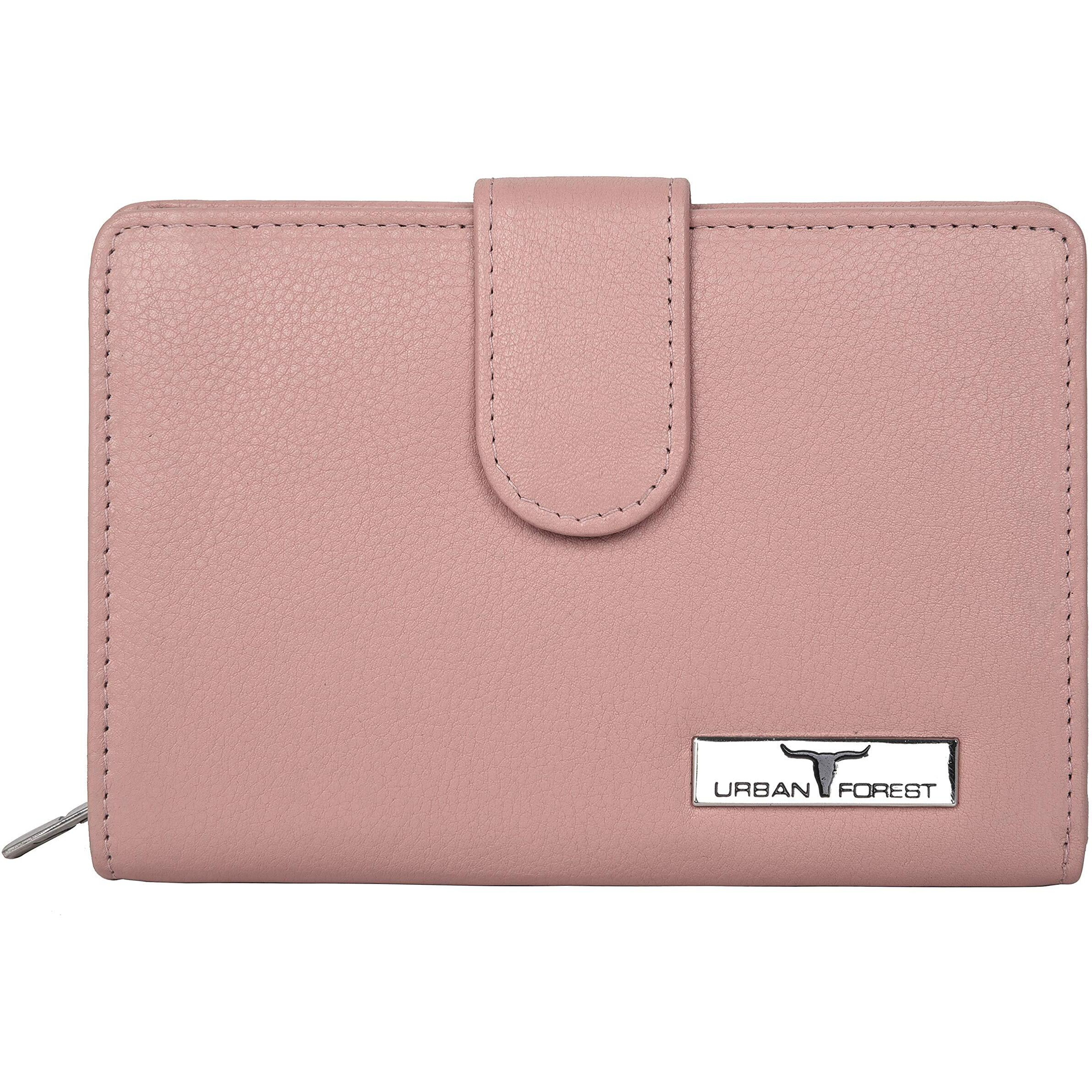 URBAN FOREST Arya Rose Pink Leather Wallet for Women
