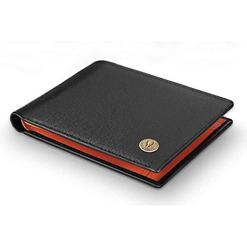WildHorn Black & Tan Leather Wallet for Men I Ultra Strong Stitching I 6 Card Slots I 2 Currency & 2 Secret Compartments I 1 Coin Pocket