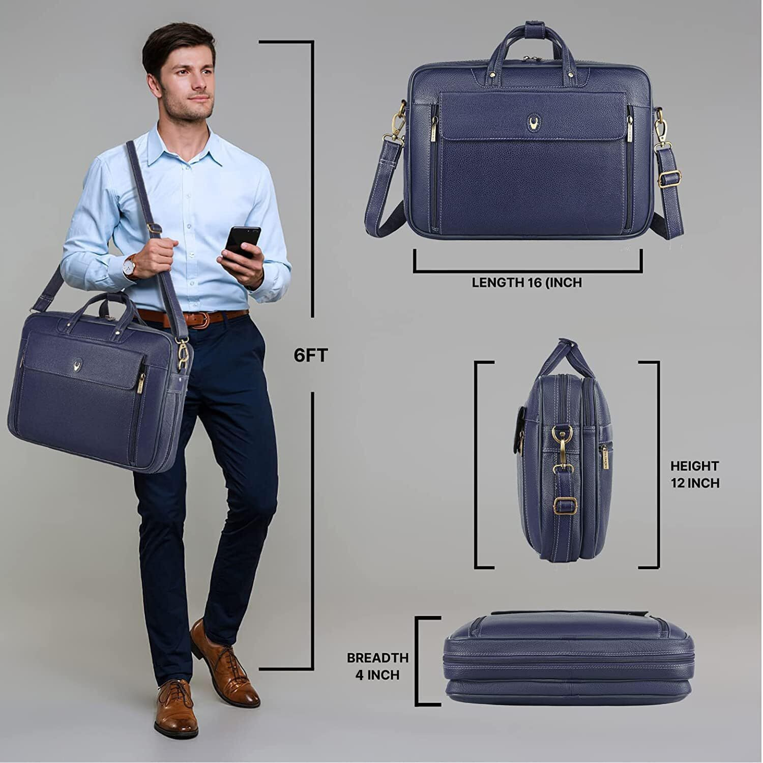 WildHorn Men s Messenger Bags Blue