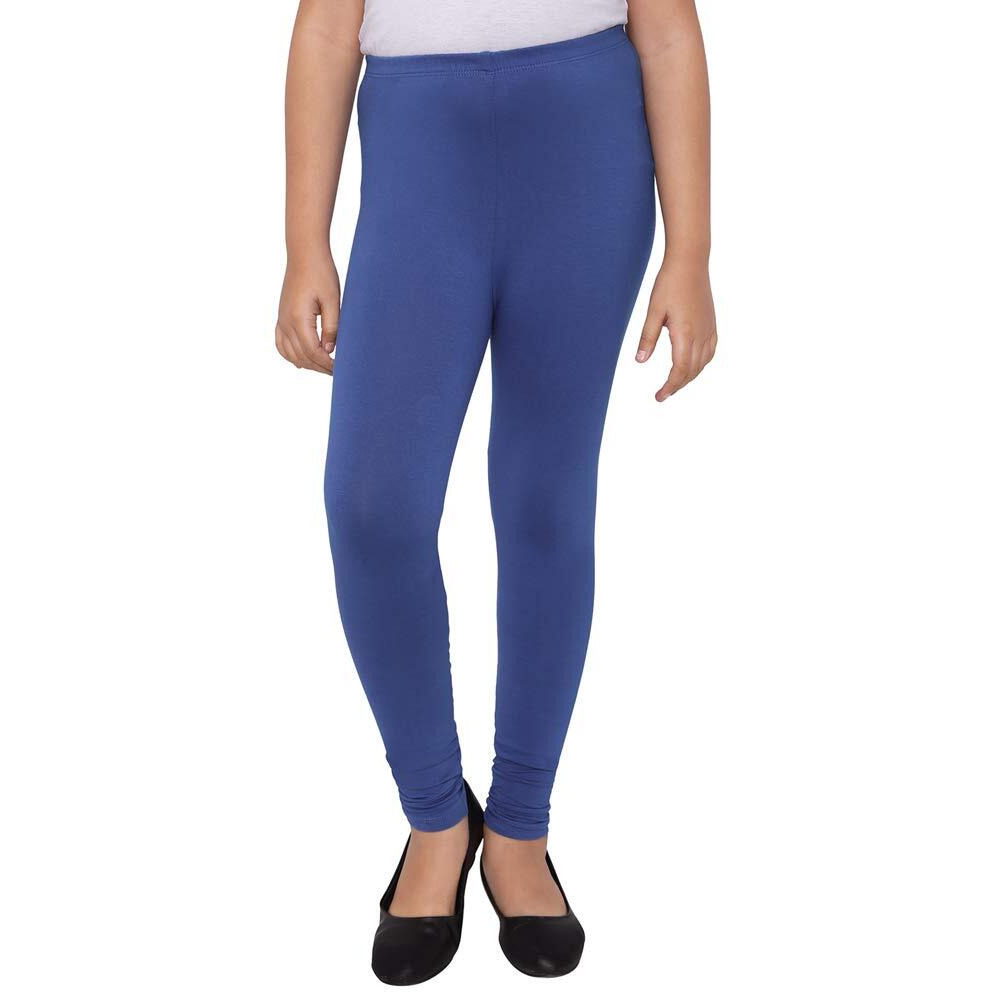 Robinbosky Premium Girls Blue Leggings(6-12 Months(16), IMPERIALBLUE)