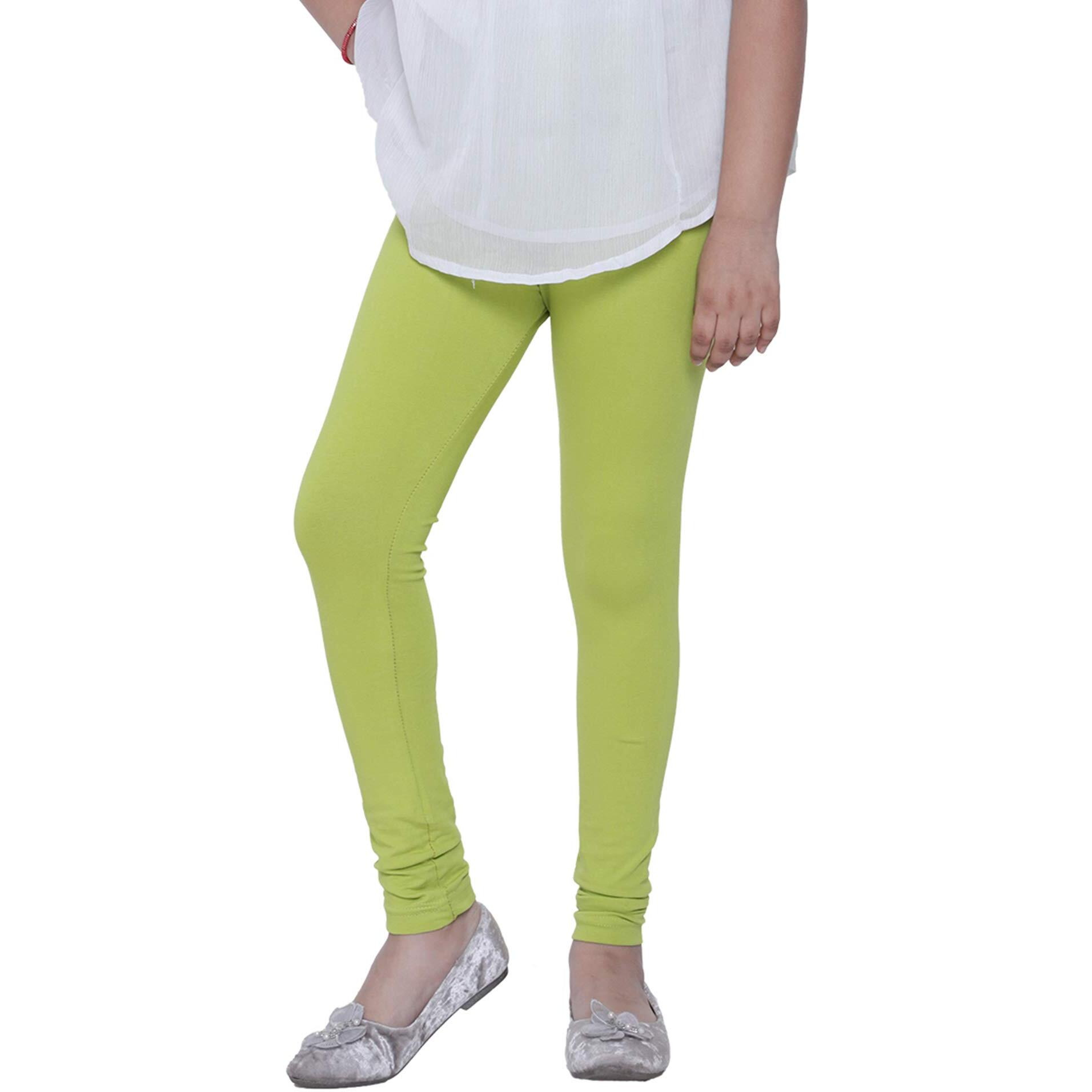 Robinbosky Premium Girls Green Leggings(12-18 Months(18), MINTGREEN)