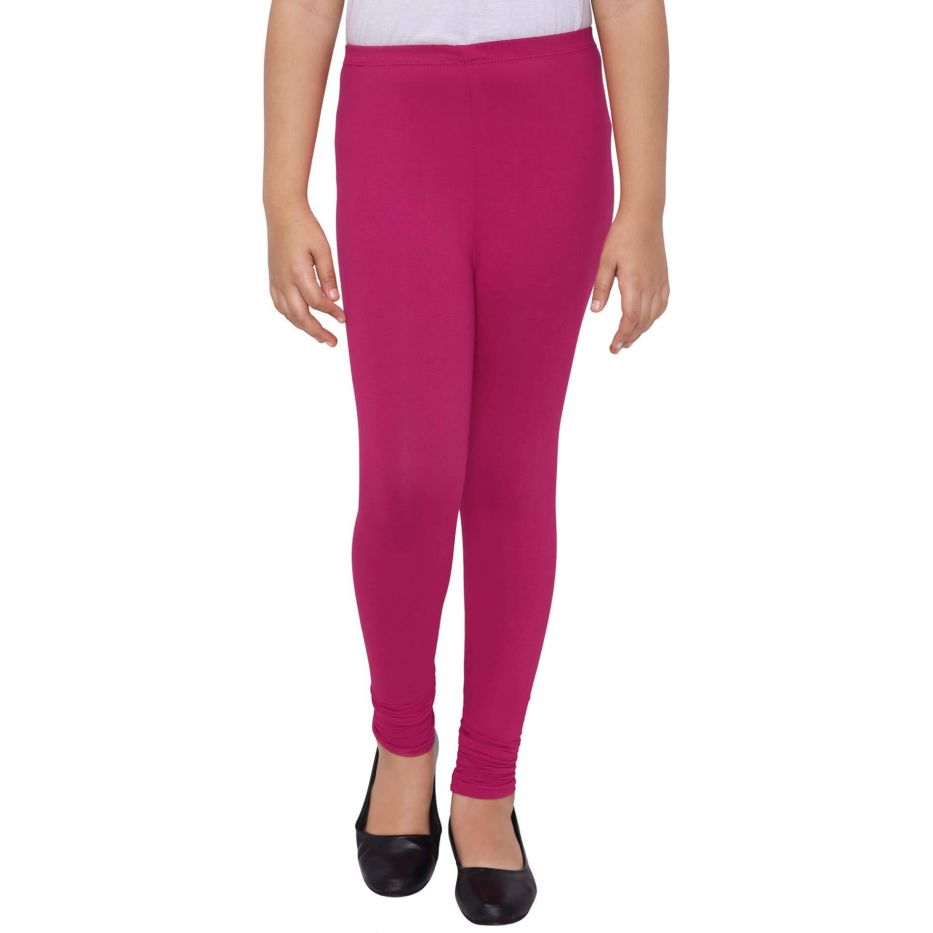 Robinbosky Premium Girls Pink Leggings(18-24 Months(20), NEONPINK)
