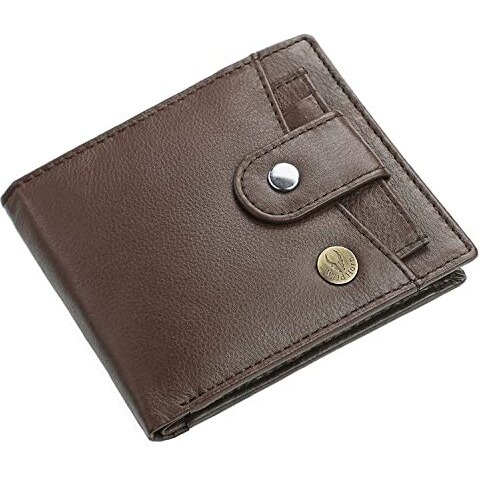 WildHorn Leather Wallet for Men (Carob Brown)