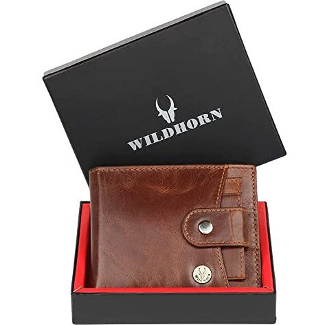 WildHorn Leather Wallet for Men (TAN)