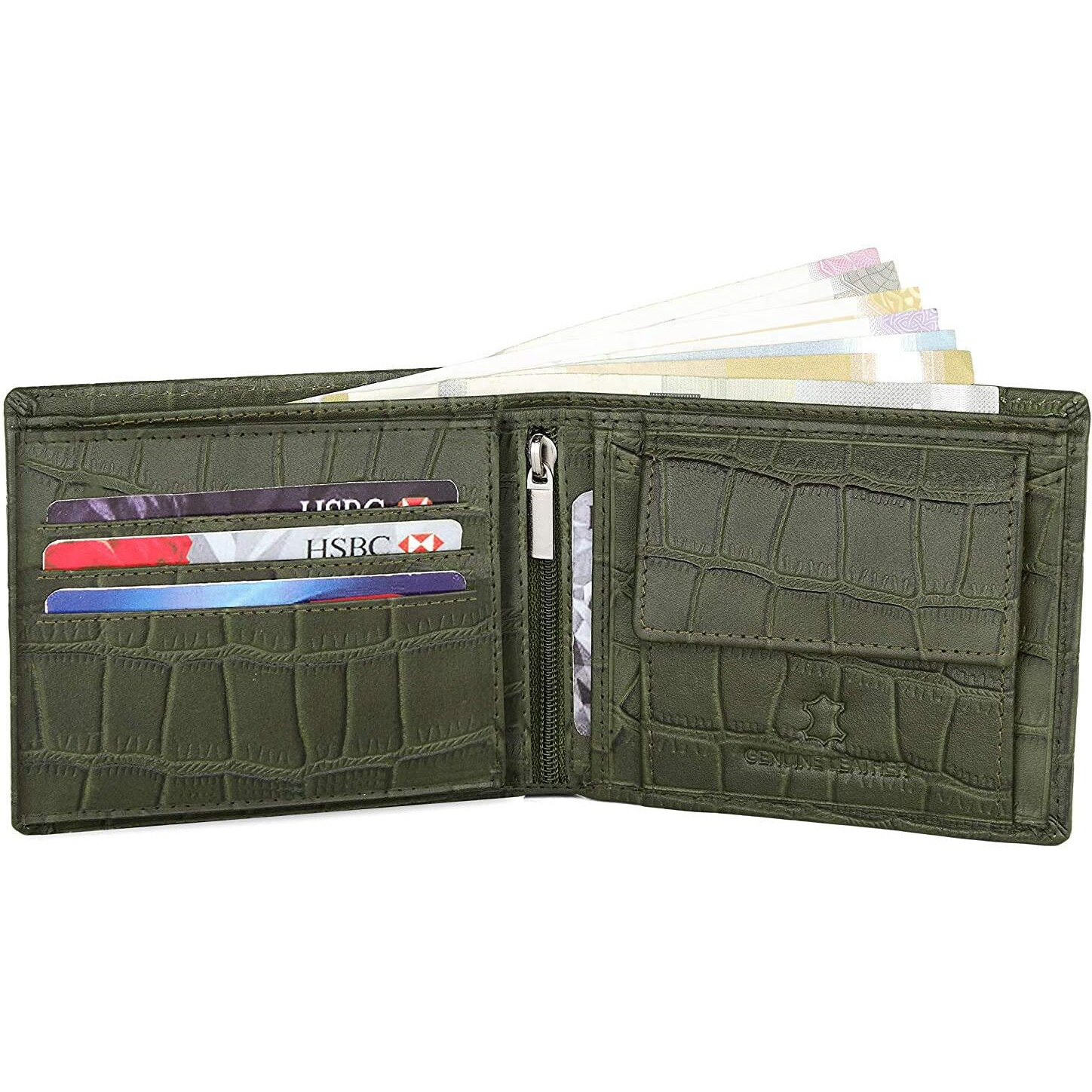 WildHorn RFID Protected Leather Wallet for Men