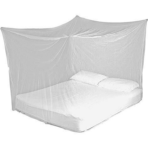 IBLAY 3x6.5 FT White Mosquito NET for Single Bed Maharani Quality Material - Mosquito Net Machardani Queen Size Bed