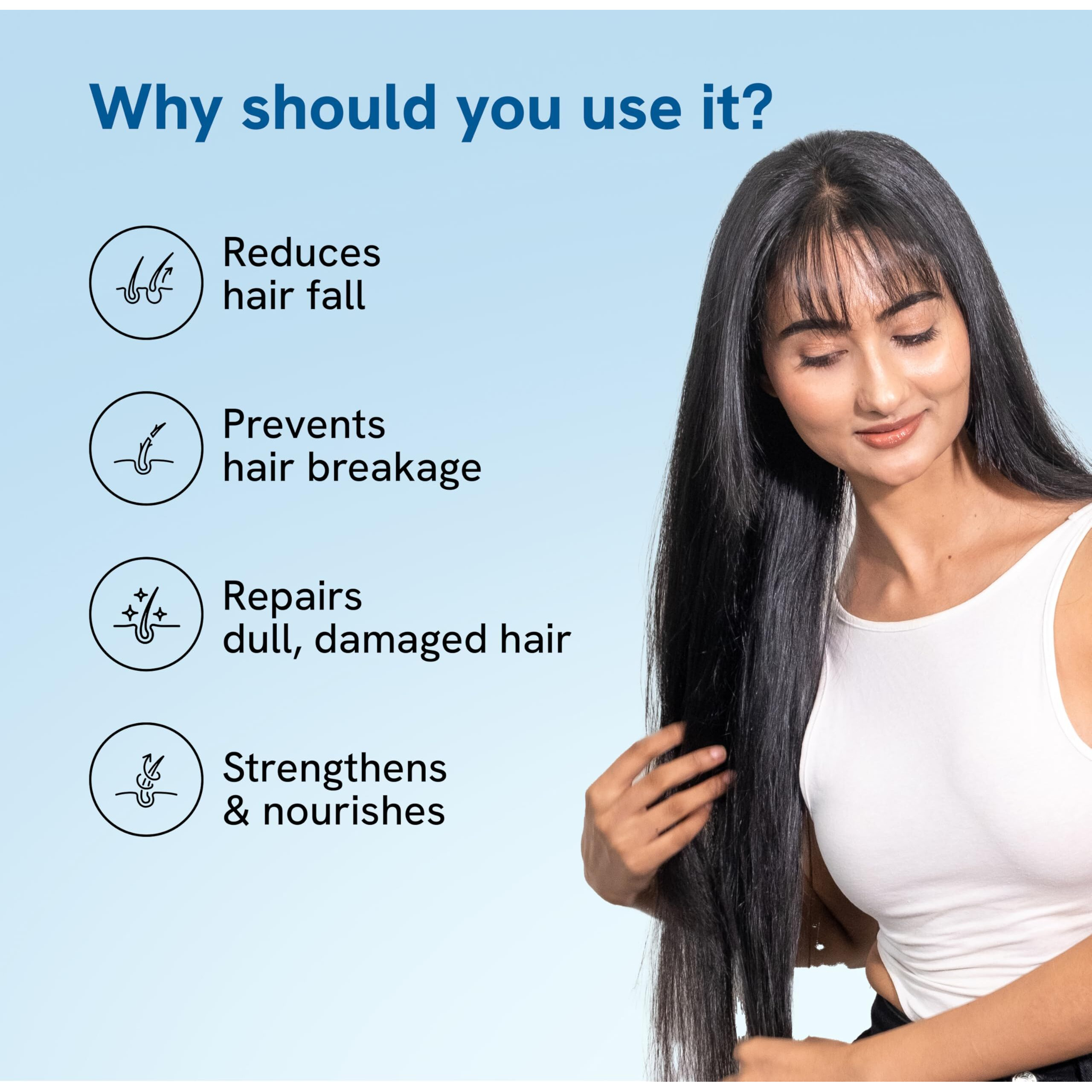 Be Bodywise Biotin Hair Gummies for Stronger, Shinier Hair & Nails | 60 Days Pack | With Biotin, Zinc, Folic Acid, Fibre & Multivitamin | Strawberry Flavour | No Added Sugar & Gut Friendly
